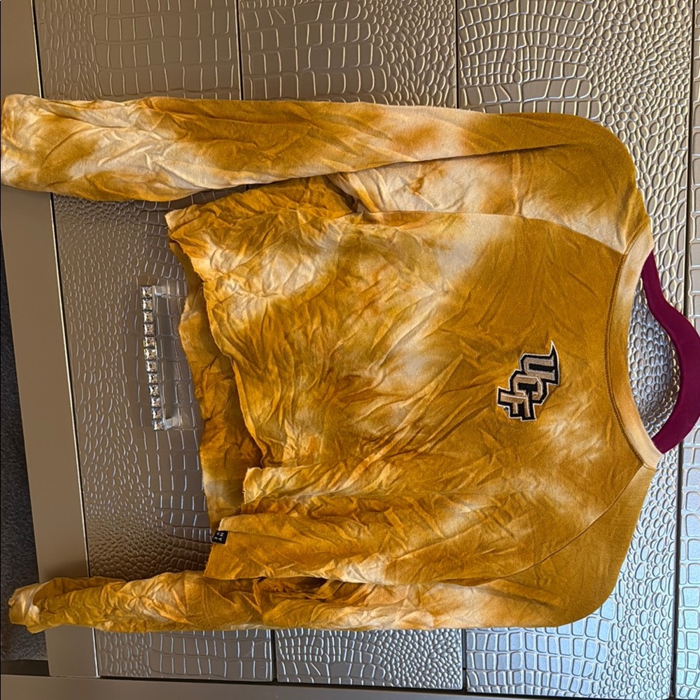 Gold Tie Dye Pajama Set